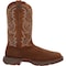 Durango Western Boot, 9 D, Leather, 12 in H, Brown DB4443 - alternate 7